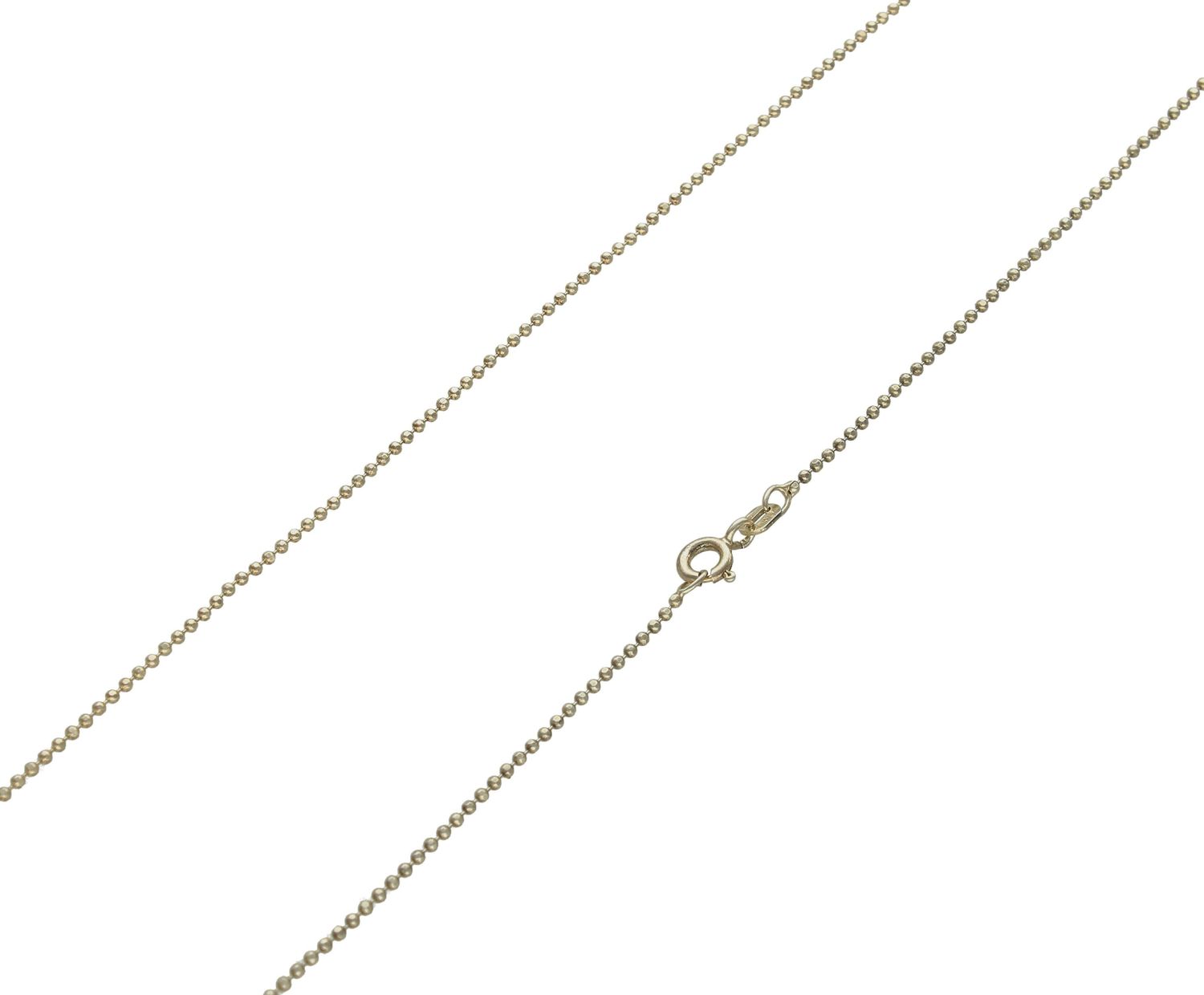 Łańcuszek srebrny kuleczki DIA-LAN-5974-925 1,1mm. Łańcuszek srebrny ozdobny. Łańcuszek srebrny o splocie ozdobnym, biżuteryjny. Łańcuszek srebrny kuleczki. Łańcuszek srebrny idealny na prezent (2).jpg